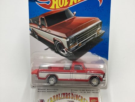 2014 Hot Wheels Walmart Exclusive Sam Walton‘s 1979 Ford F-150 Truck Red 239A Supply