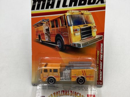 Matchbox Emergency Response 56 100 Pierce Dash Fire Engine Online