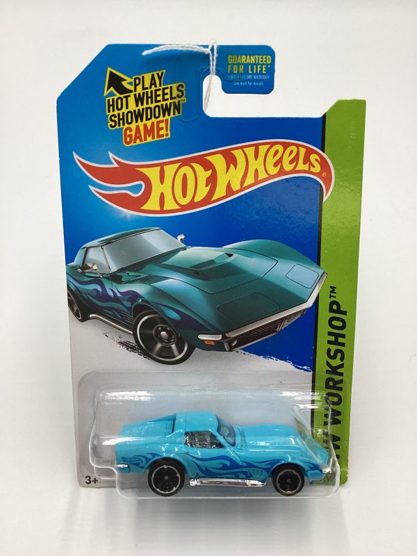 2014 Hot Wheels Kmart Exclusive #214 69 Corvette Light Blue 237F Sale