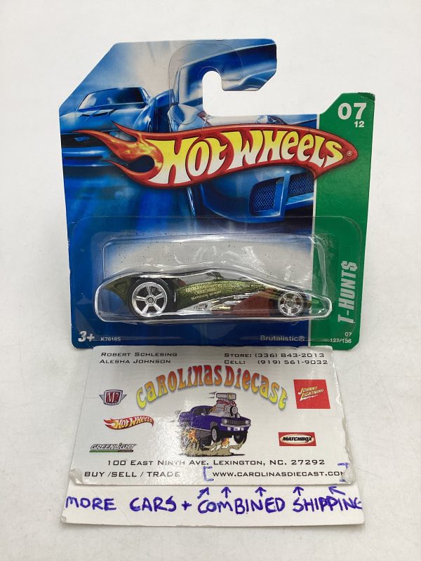 2007 Hot Wheels Super Treasure Hunt #127 Brutalistic Short Card with protector Online now