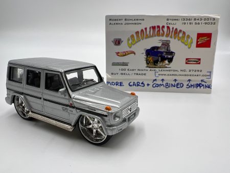 Maisto Playerz Luxury Diecast Collection Mercedes-Benz G-Class Silver Loose Online Hot Sale