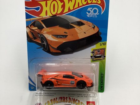 2018 Hot Wheels #268 Lamborghini Huracan LP 620-2 Super Trofeo Orange 101C Online Sale