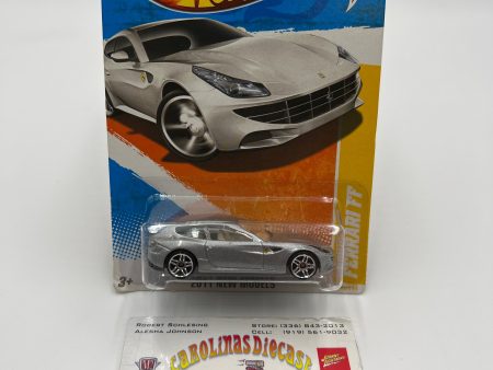 2011 Hot Wheels New Models #45 Ferrari FF Silver Metalflake Variation (SR) Supply