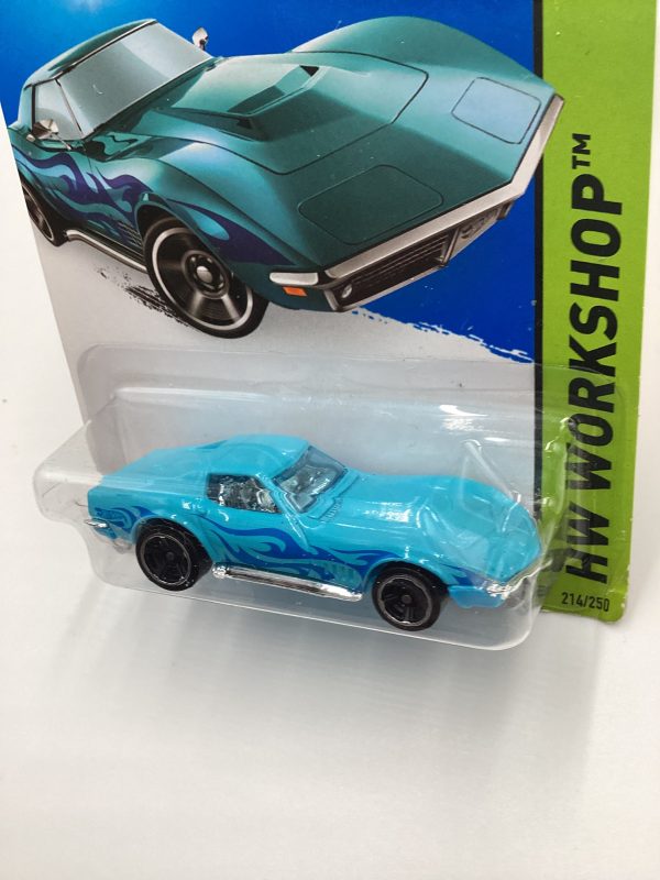 2014 Hot Wheels Kmart Exclusive #214 69 Corvette Light Blue 237F Sale