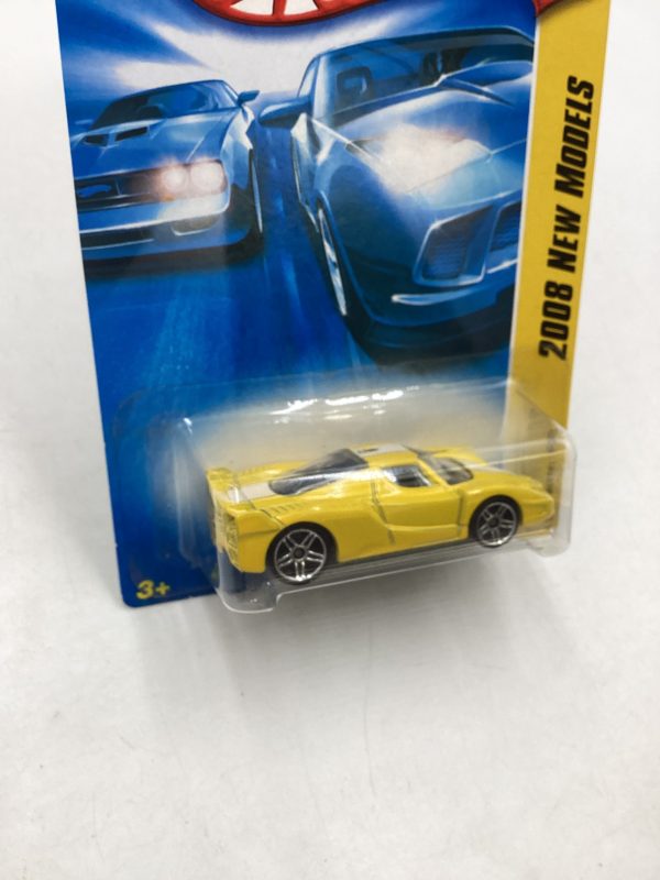 2008 Hot wheels #033 Ferrari FXX Yellow Crease by J Hook SR Fashion