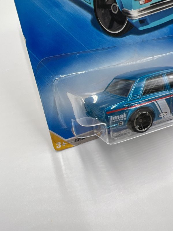 2009 Hot Wheels New Models #037 Datsun Bluebird 510 Blue SR Supply