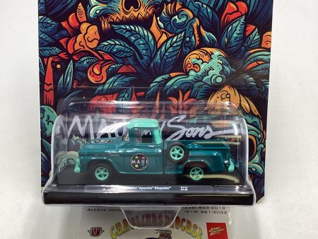 M2 Machines Maui and Sons 1958 Chevrolet Apache Stepside R112 188A Online now