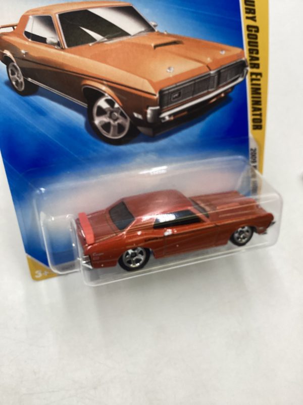 2009 Hot Wheels #008 69 Mercury Cougar Eliminator Orange 29G on Sale