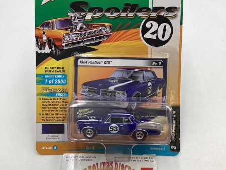 Johnny lightning Street freaks zingers Spoilers 20 Blue 1964 Pontiac GTO 277D Supply