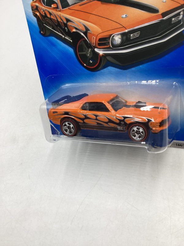 2009 Hot Wheels #144 Mustang Mach 1 Orange Walmart Exclusive 238E Discount