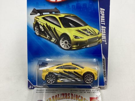 2009 Hot Wheels #161 Asphalt Assault Yellow 95B For Sale