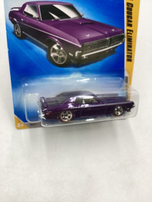 2009 Hot Wheels #008 69 Mercury Cougar Eliminator Purple Walmart Exclusive 235D Cheap