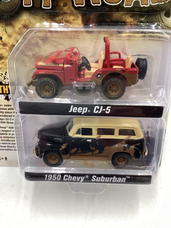 Johnny Lightning Off Road 1950 Chevy Suburban & Jeep CJ-5 230A on Sale