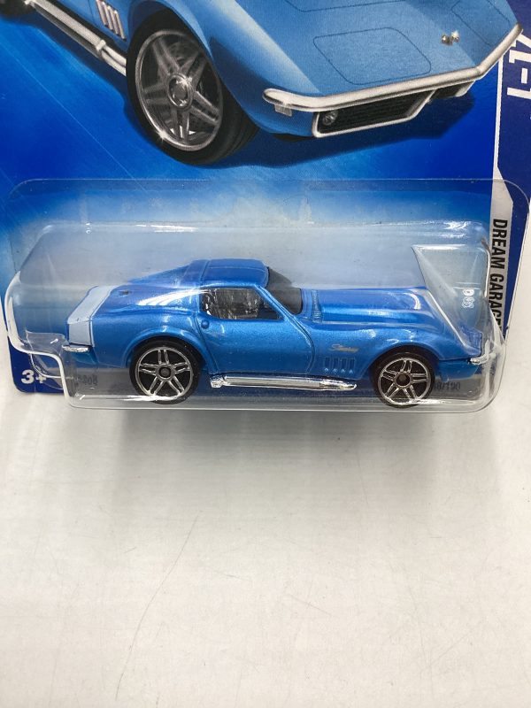 2009 Hot Wheels #148 69 Corvette ZL-1 Blue 5F Online