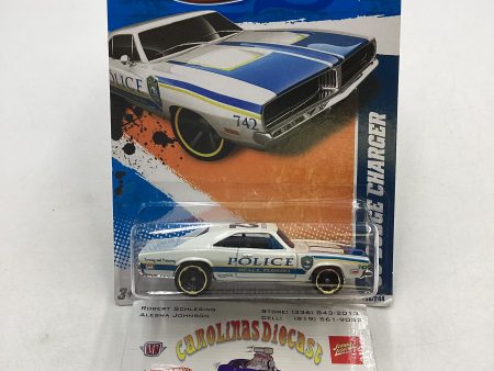 2011 Hot Wheels #166 69 Dodge Charger Police White 41B Supply