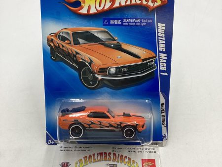 2009 Hot Wheels #144 Mustang Mach 1 Orange 23D Online Sale