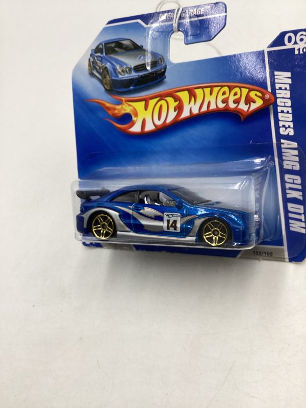 2009 Hot Wheels #152 Mercedes AMG CLK DTM Blue Online Sale