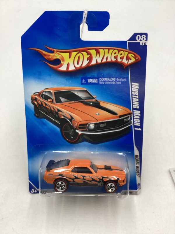 2009 Hot Wheels #144 Mustang Mach 1 Orange Walmart Exclusive 238E Discount