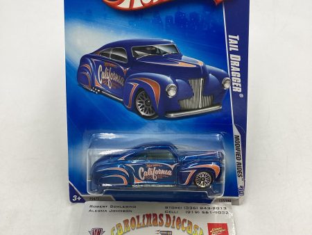 2009 Hot Wheels #157 Tail Dragger Blue 58D Hot on Sale