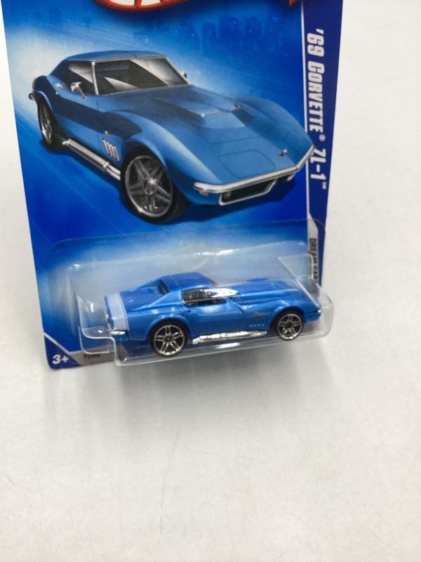 2009 Hot Wheels #148 69 Corvette ZL-1 Blue 5F Online