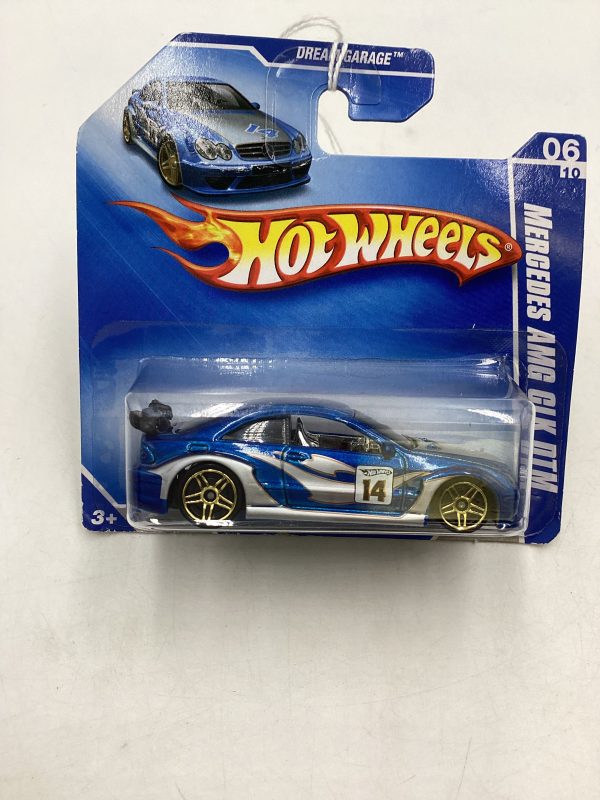 2009 Hot Wheels #152 Mercedes AMG CLK DTM Blue Online Sale