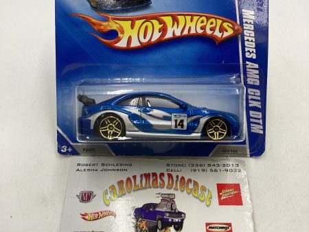 2009 Hot Wheels #152 Mercedes AMG CLK DTM Blue Online Sale