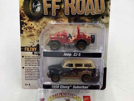 Johnny Lightning Off Road 1950 Chevy Suburban & Jeep CJ-5 230A on Sale