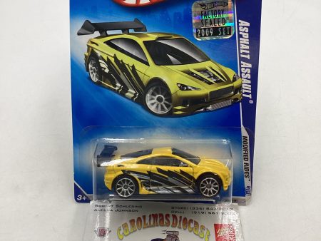 2009 Hot Wheels #161 Asphalt Assault Yellow Factory Sealed 95B Online now