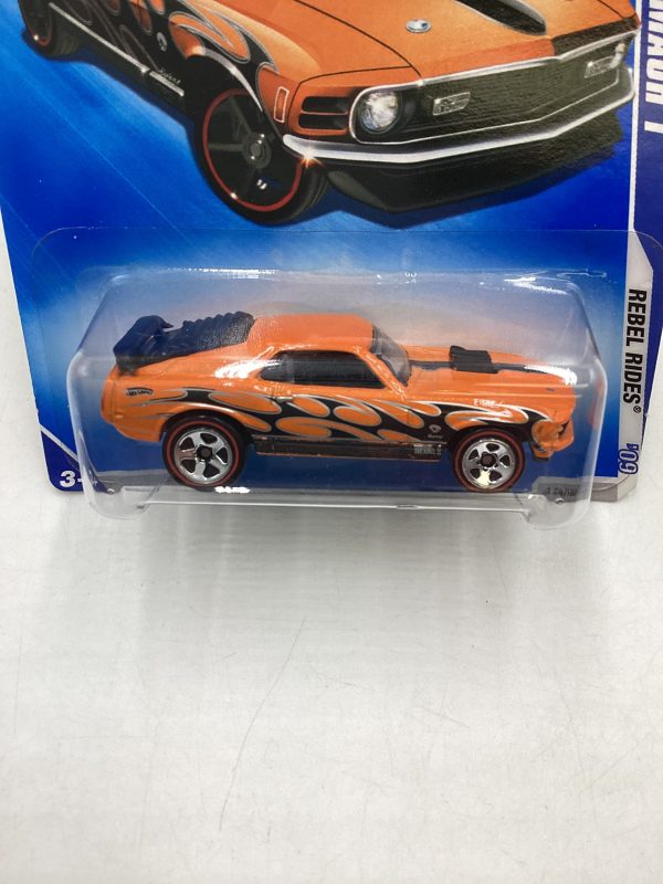 2009 Hot Wheels #144 Mustang Mach 1 Orange Walmart Exclusive 238E Discount