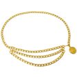 Chanel Cambon Coin Chain Belt Gold Small Good For Cheap