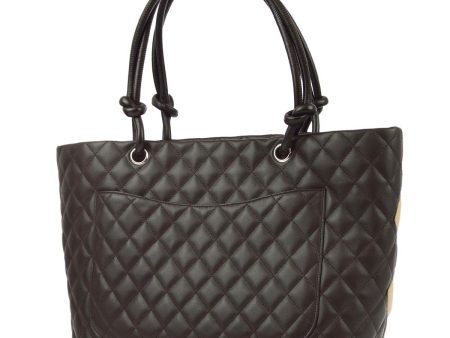 Chanel 2004-2005 Calfskin Cambon Ligne Tote Handbag Fashion