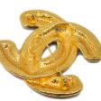 Chanel CC Brooch Pin Large Gold 1152 on Sale