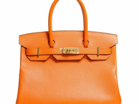 Hermes Birkin 30 Bag Orange For Discount