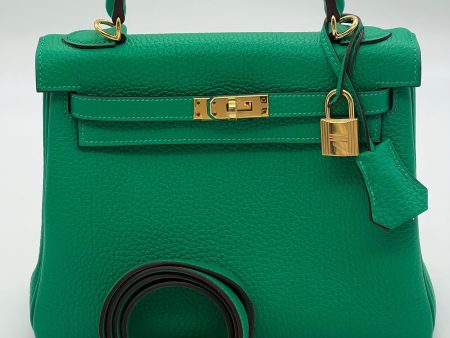 Hermes Kelly 25 Retourne Veau Togo Perso Menthe Supply