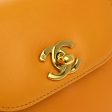 Chanel * Orange Lambskin Handbag Online Hot Sale