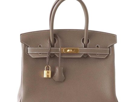 Hermes Birkin 30 Etoupe Togo Bag Fashion