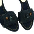 Chanel * Indigo Denim Shoes Sandals Mules #39 Online Sale