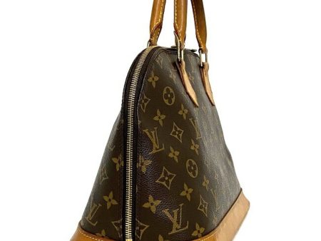 Handbag Alma PM Brown Beige Monogram M51130 Canvas Nume FL0074 LOUIS VUITTON Key Ladies Sale