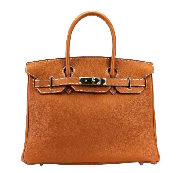 Hermes Birkin 30 Gold Bag Togo Leather For Sale