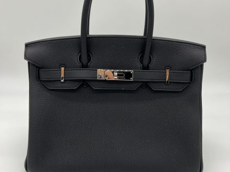 Hermes Birkin 30 Noir Togo Palladium Hardware Fashion