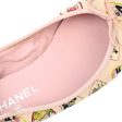 Chanel * Pink Cotton Valentine Ballet Flats Room Shoes on Sale