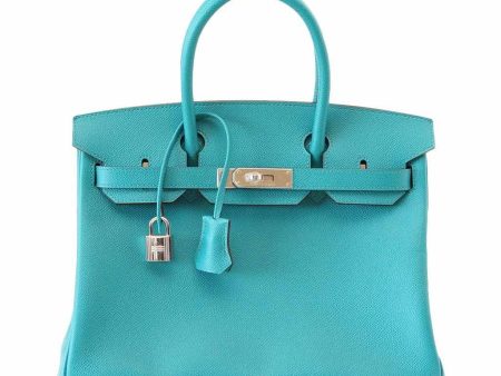 Hermes Birkin 30 Blue Paon Bag For Discount