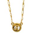 Chanel Medallion Pendant Necklace Gold 1983 Online