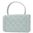 Chanel 2005-2006 Light Blue Calfskin Wild Stitch Handbag For Discount