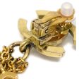 Chanel Dangle Turnlock Earrings Clip-On Gold 96P For Cheap