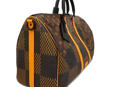 LOUIS VUITTON  Damier Giant Keepall Bandouliere 50 NIGO Unisex For Discount