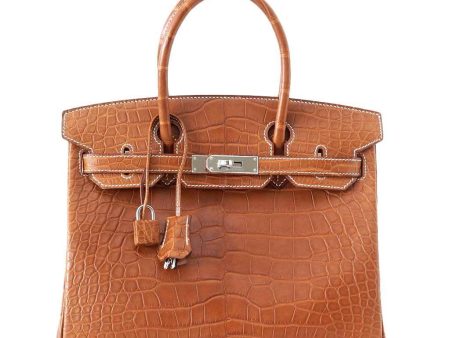 Hermes Birkin 30 Alligator Fauve Barenia Bag Online