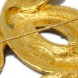 Chanel CC Brooch Pin Large Gold 1152 on Sale