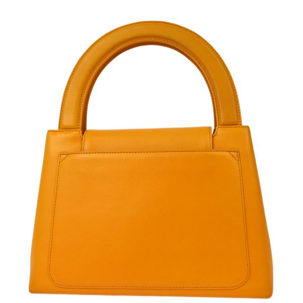 Chanel * Orange Lambskin Handbag Online Hot Sale