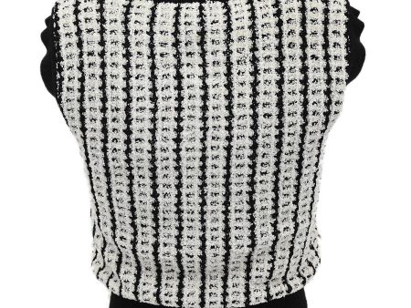 [FF Satsuei 10 1]Chanel Sleeveless Vest Sweater Top White 97P #38 Cheap